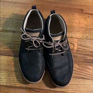 Skechers Black Leather Casual Dress Shoe 10.5
